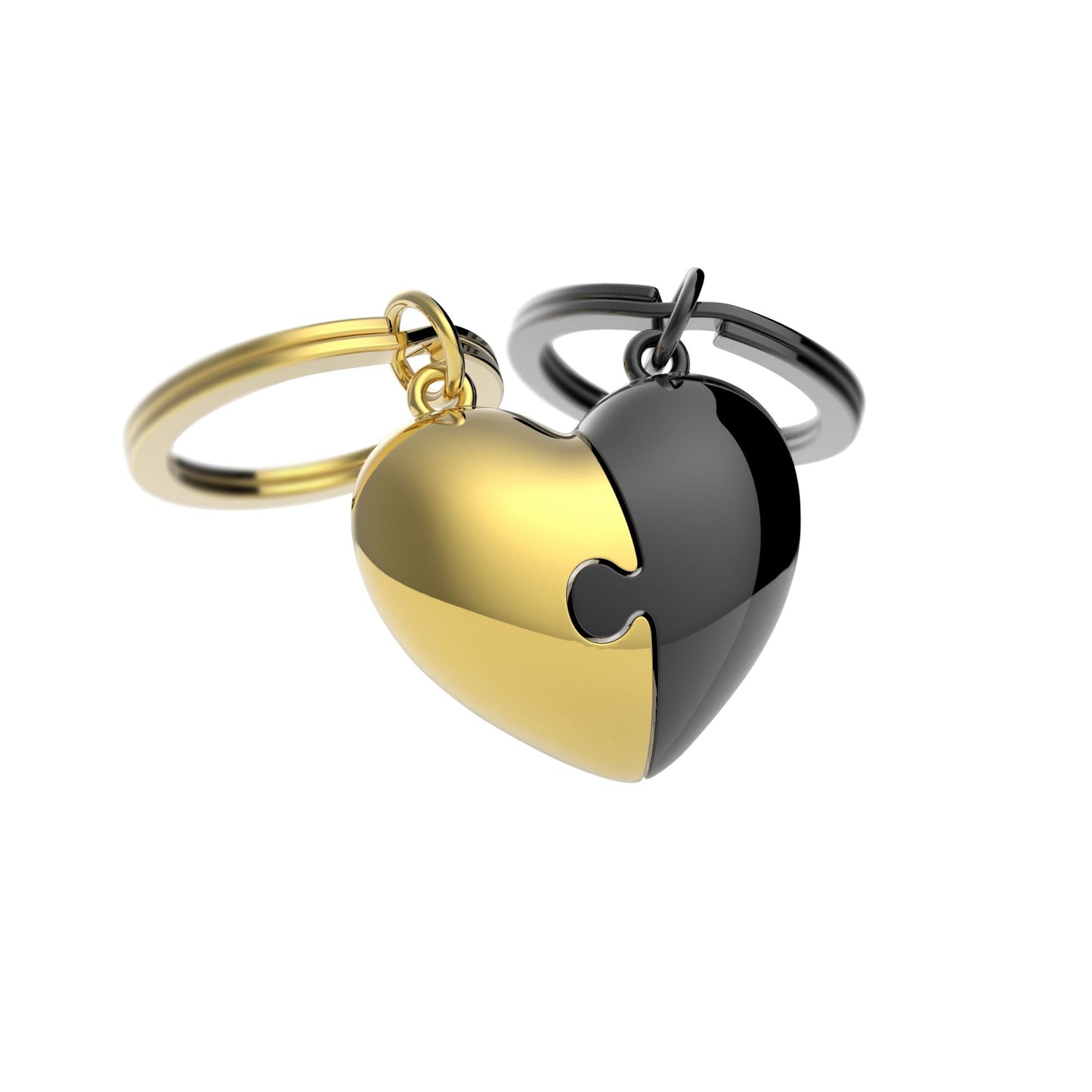 Metalmorphose - Sleutelhanger puzzelhart | 6 stuks