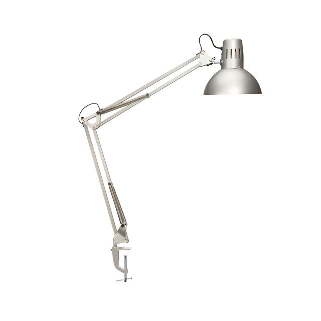 MAUL - Schreibtischlampe Study Tischklemme exkl. LED-Lampe E27 Silber