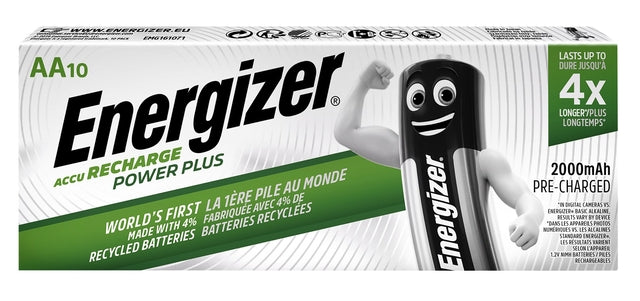 Energizer - Batterie rechargeable 10xAA 2000mAh