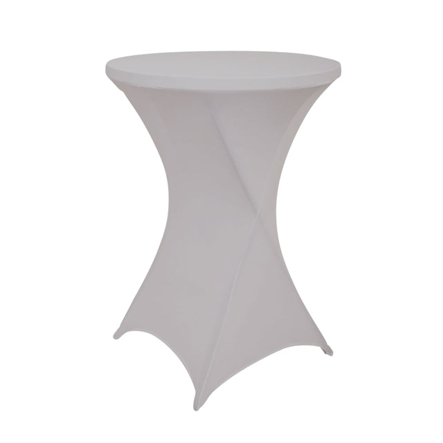 Brasq - Jupe de table pour mange debout 80cm gris