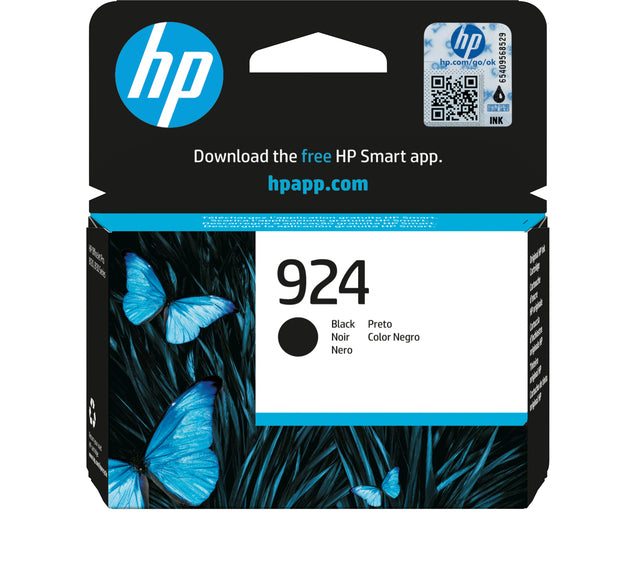 HP - Inktcartridge 4k0u6ne 924 zwart
