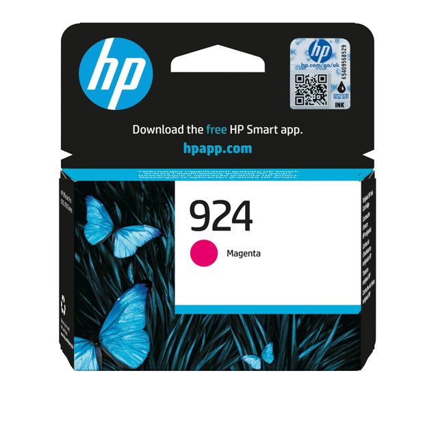HP - Tintenpatrone 924, 400 Seiten, OEM 4K0U4NE, Magenta