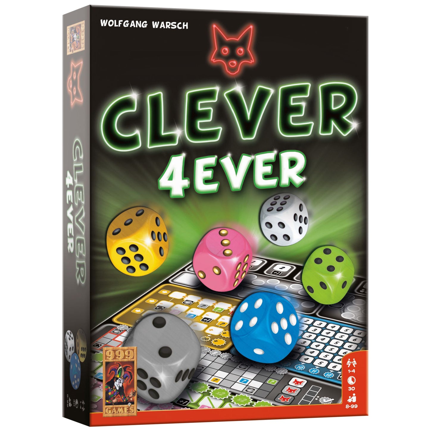 999 games - Dobbelspel clever 4ever | 12 stuks