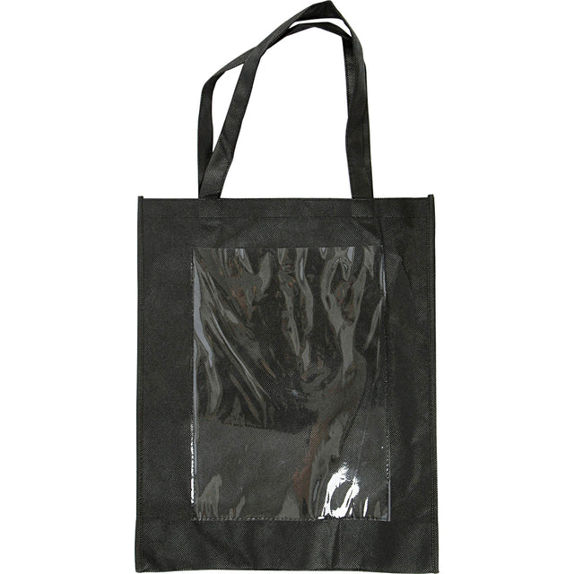 Creativ Company - Sac 42x34x12cm avec façade en plastique noir | 20 pièces