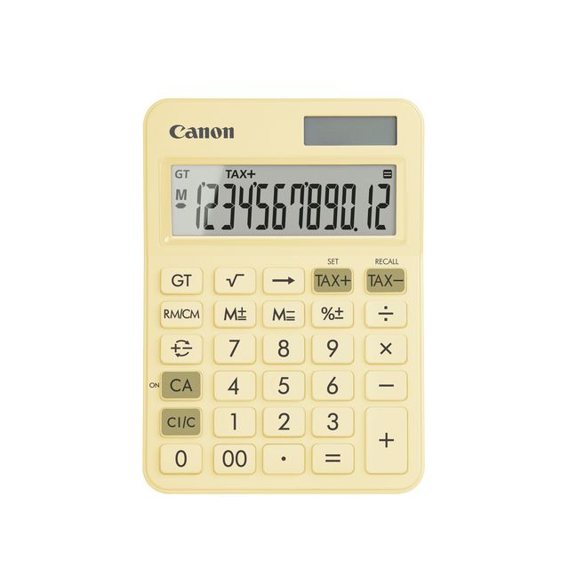 Canon - LS-125KB calculator Desktop Basisrekenmachine Geel