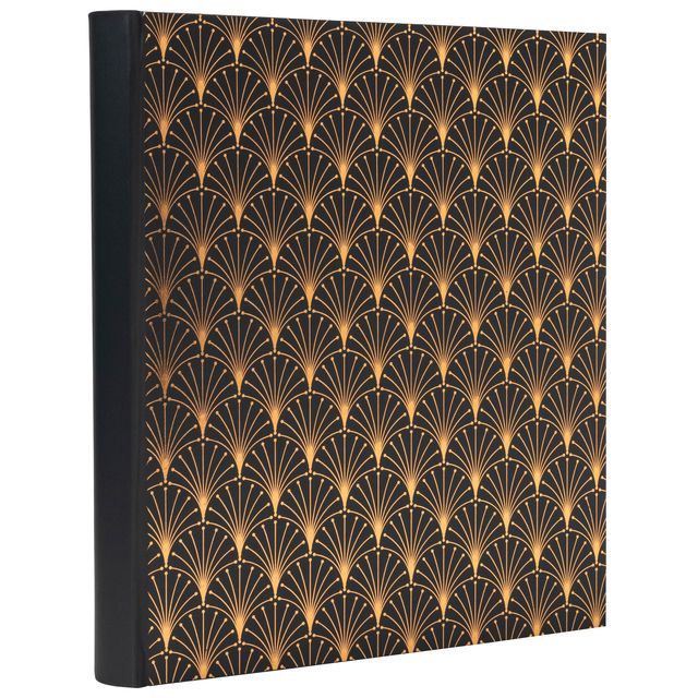 Exacompta - Album photo 29x32cm 60 pages noires Néo Déco noir