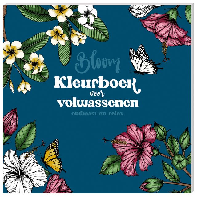 Interstat - Kleurboek voor volwassenen bloom