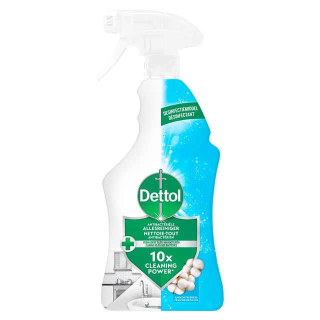 DETTOL - Nettoyant désinfectant coton spray frais 750ml | 12 pièces