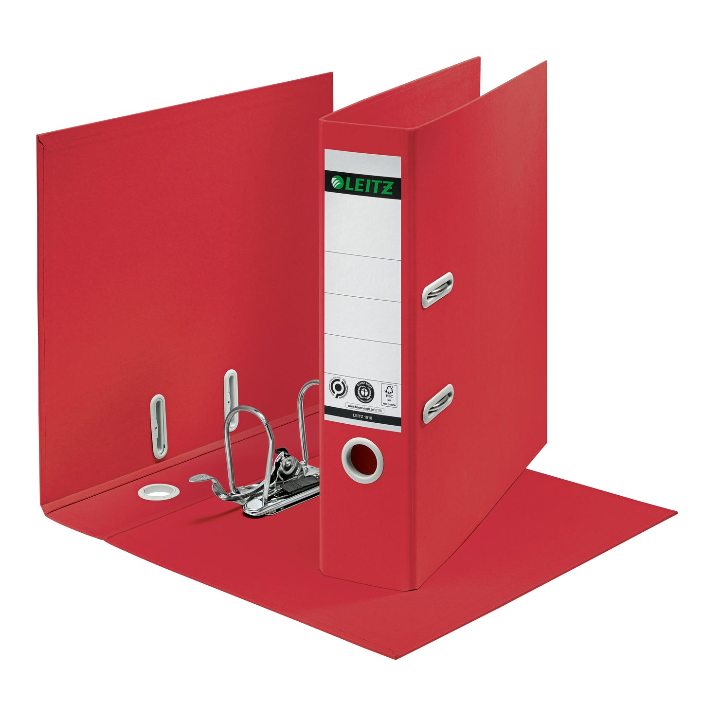 Leitz - Ordner 180° recycle 80 mm rood | 10 stuks