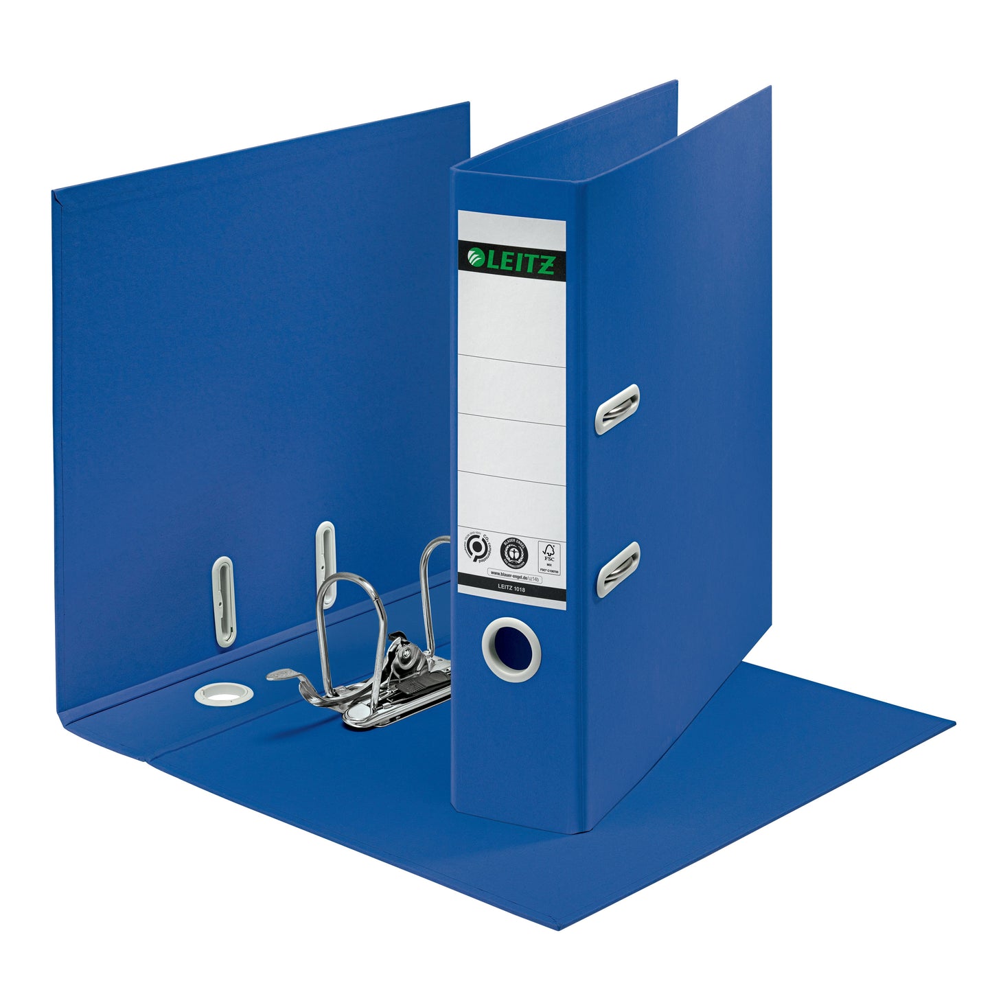 Leitz - Ordner 180° recycle 80 mm bleu | 10 pièces