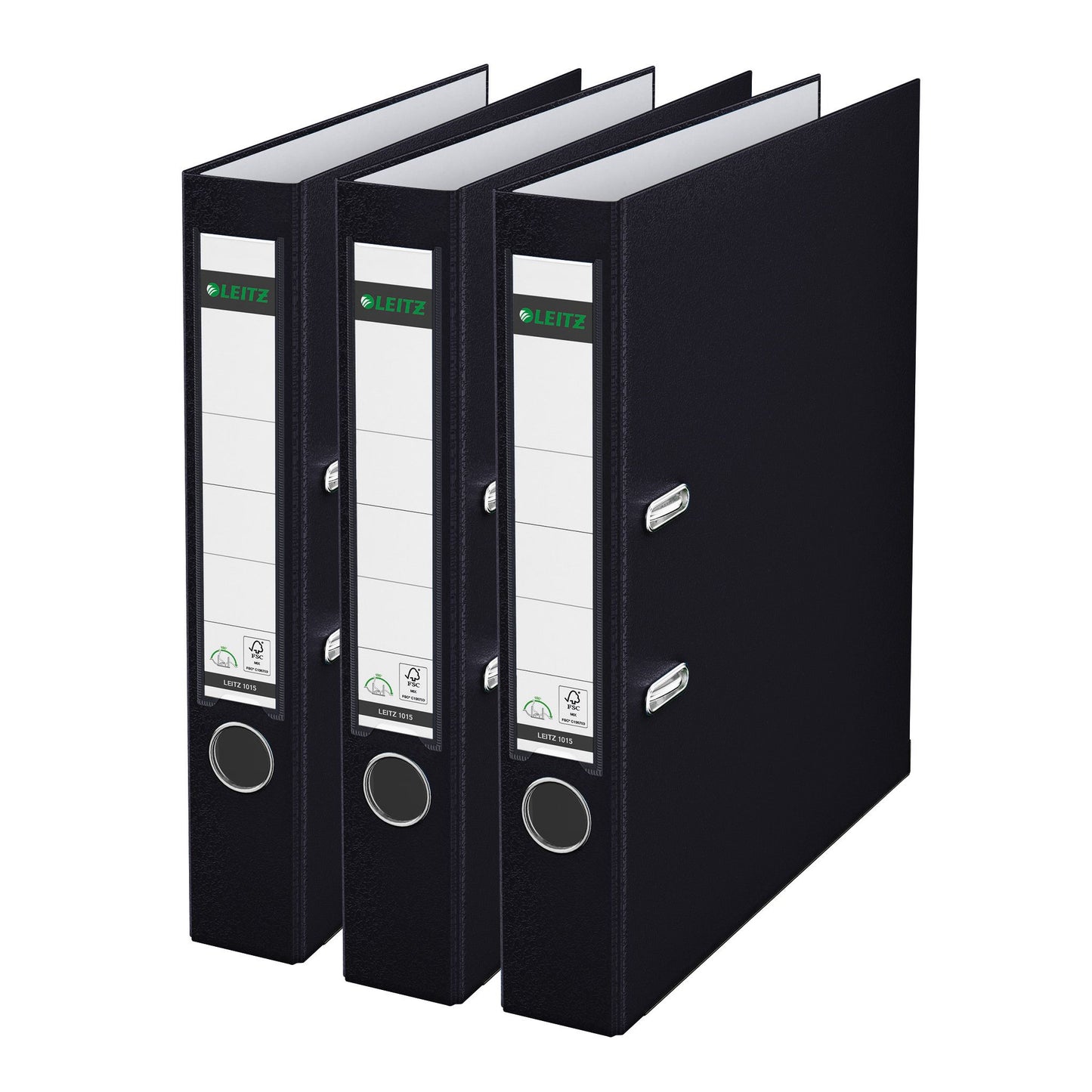 Leitz - Ordner 180° 1015 A4 55 mm 3 stuks zwart