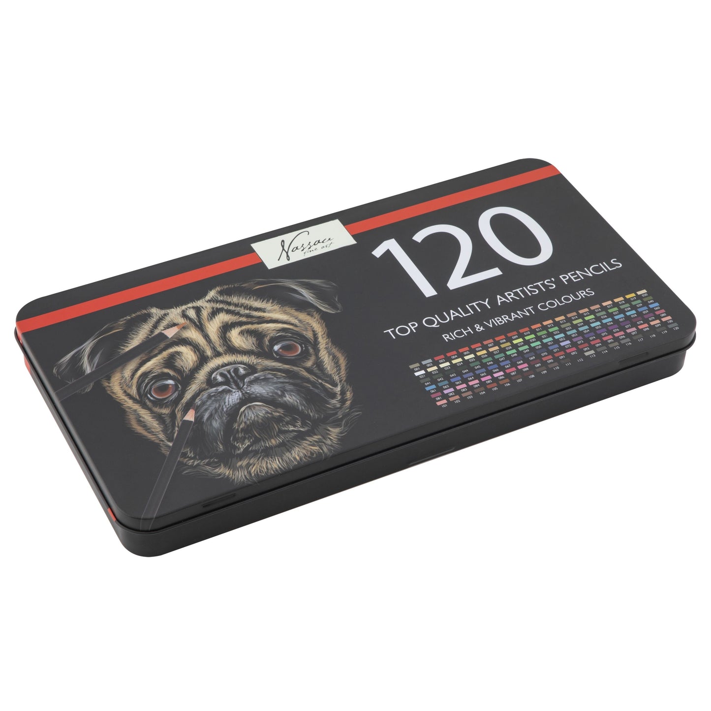 Nassau Fine Art – Buntstifte, sortierte Dose mit 120 Stück