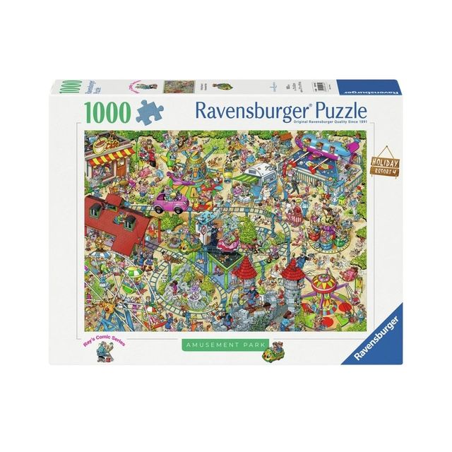 Ravensburger - Puzzle Ray Comic 4 le parc d'attractions 1000 pcs