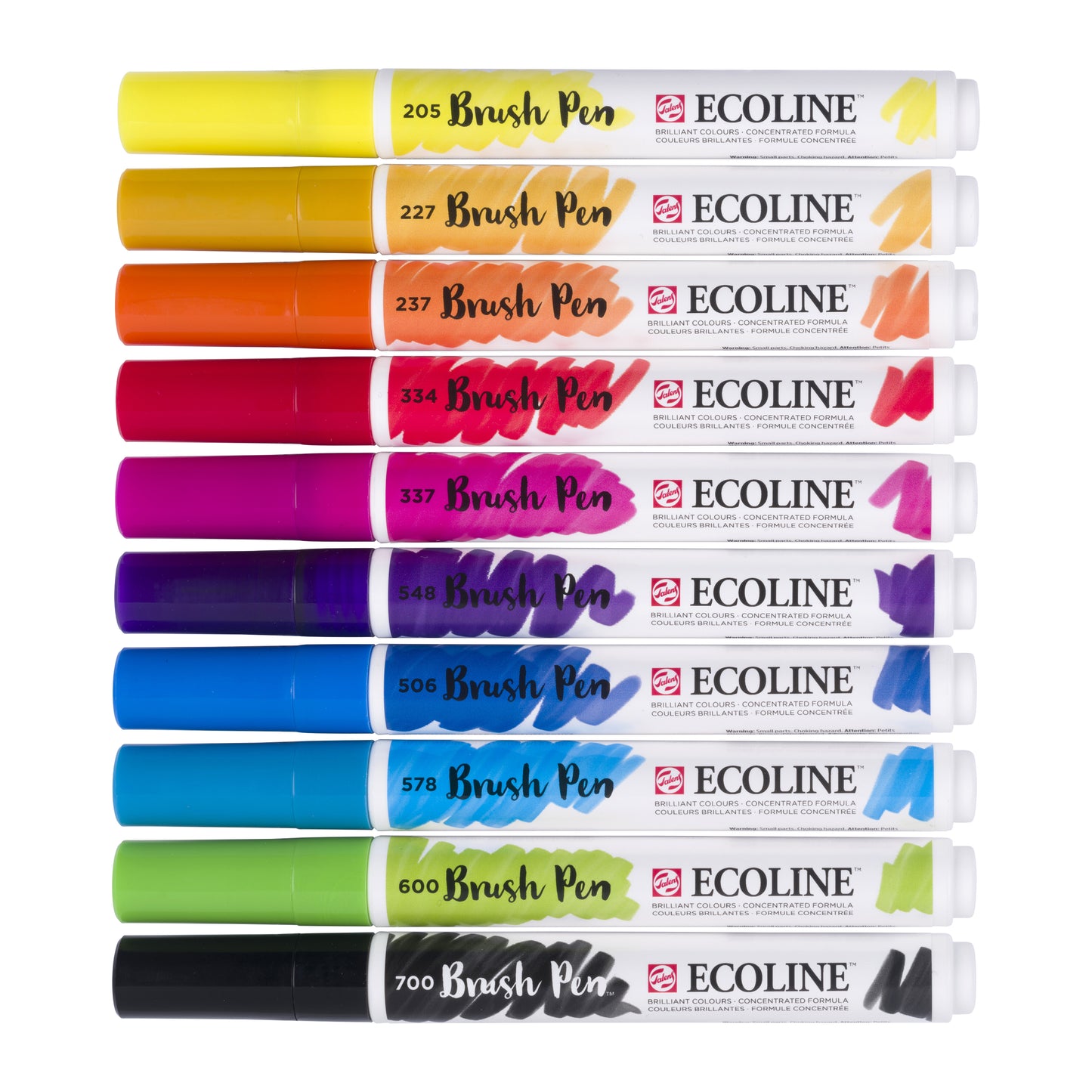 Talens Ecoline - Brushpen ecoline set 10 stuks primair
