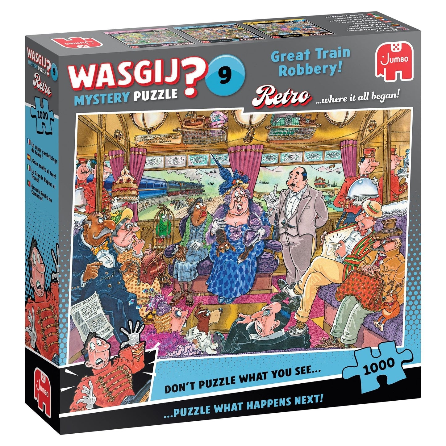 Wasgij - Retro Mystery 9 De Grote Treinroof! (1000 stukjes)