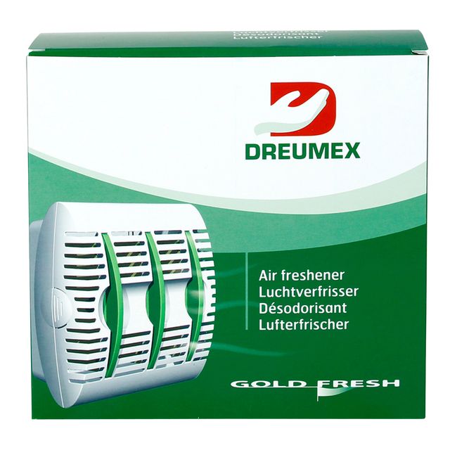 Dreumex - Distributeur de désodorisant Gold Fresh blanc