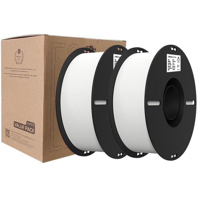 Creality - 3d filament pla 1.75mm wit 2x 1 kg