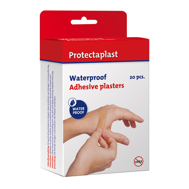 Protectaplast - Pansements marrons hydrofuges Proteclast assortis 20 pièces