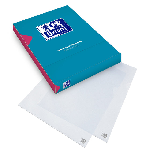 Oxford - Dossier d'insertion modèle L A4 PP 120µ grainé 100 pièces