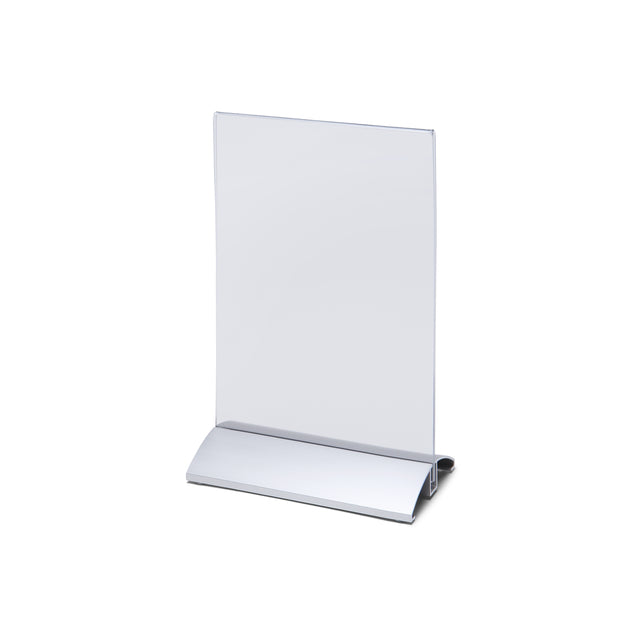IEZZY traiteur et cate - Porte carte menu sur pied A5 socle aluminium