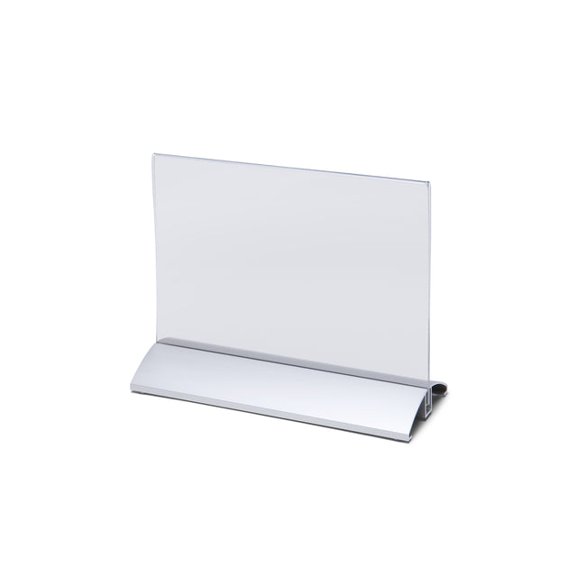 IEZZY traiteur et cate - Porte carte menu paysage A5 socle aluminium