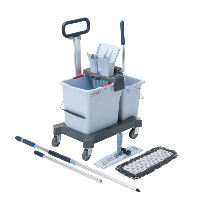 Vileda - Set de vadrouille Ultraspeed Pro Kit Prêt à Partir Double