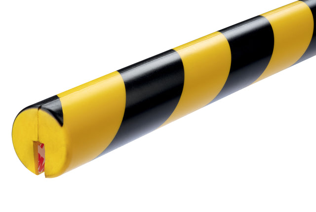 Durable - Profilé de protection E8R coin 1m jaune noir | 5 pièces