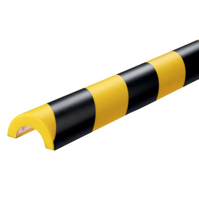 Langlebig - Schutzprofil P30 Rohr 1m gelb schwarz