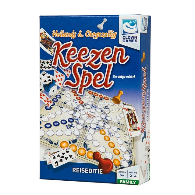 Clown - Spel Keezen reiseditie | 6 stuks