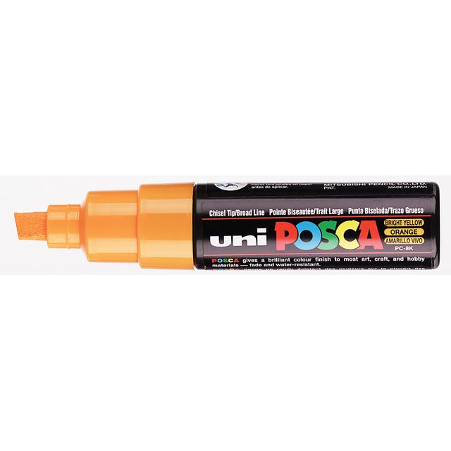 Posca - Paintmarker Uni PC8K breit diagonal orange