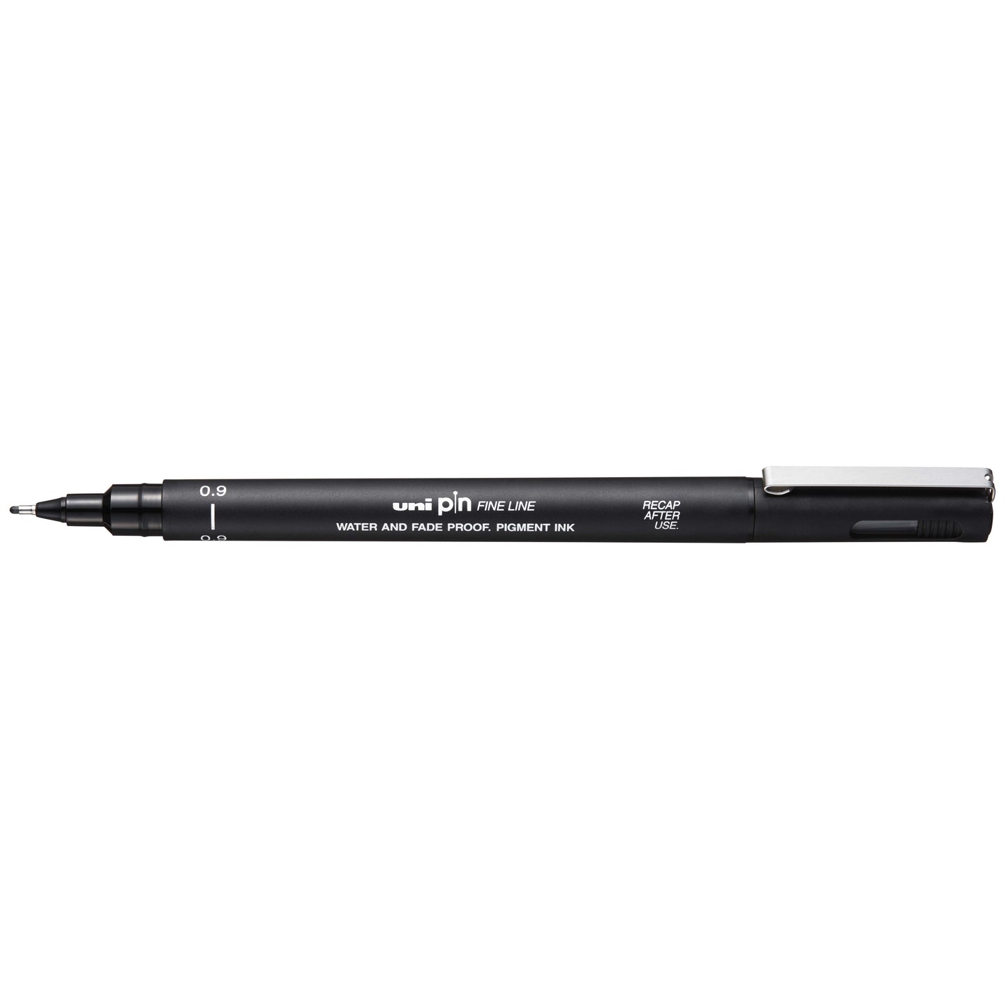 Uni-ball - Fineliner pin 0.9mm zwart