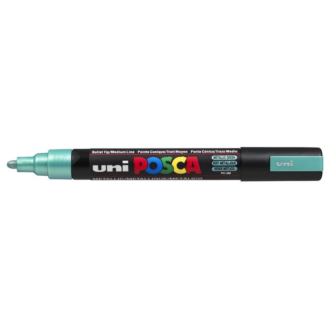 Posca - Marqueur Uni PC5M vert métallisé moyen