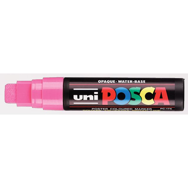 Posca - Paintmarker Uni PC17K extra breites Rechteck rosa