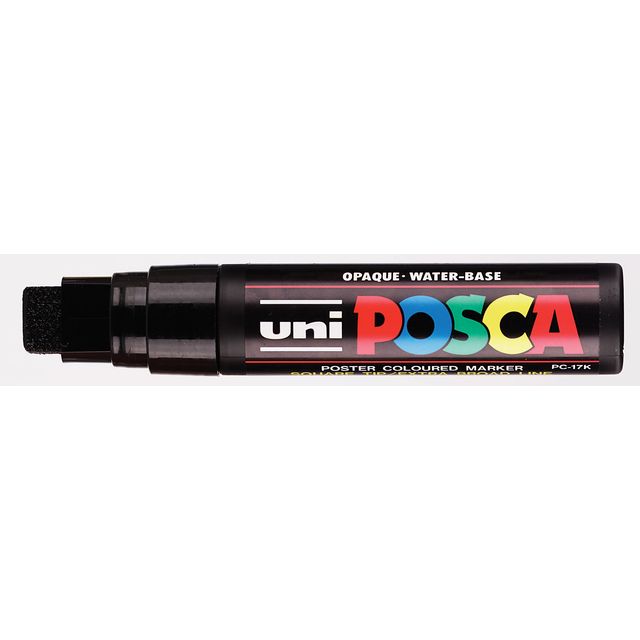 Posca - Paintmarker Uni PC17K extra breites Rechteck schwarz