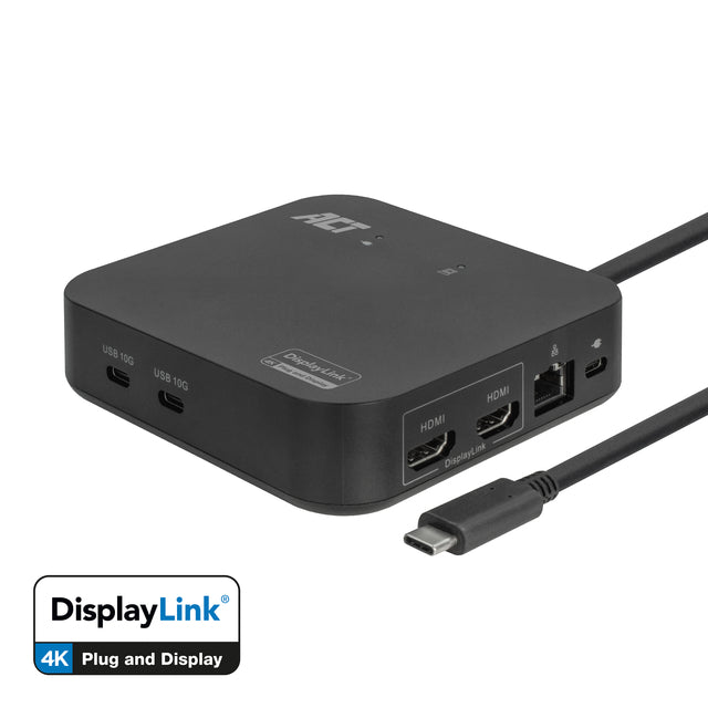 ACT - Station d'accueil USB-C double moniteur avec alimentation