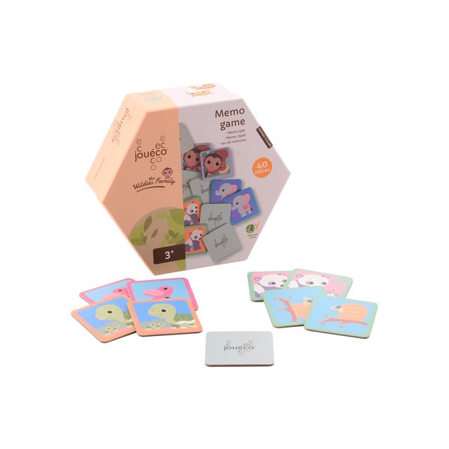 Bruna office - Jouéco The Wildies Family Memo spel | 6 stuks