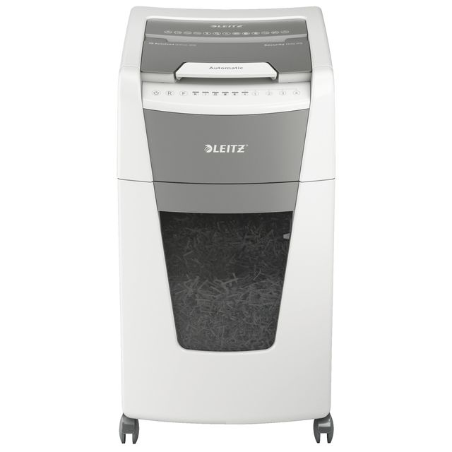 Leitz - Destructeur de papier IQ Auto+ 300 copeaux P5 2x15mm