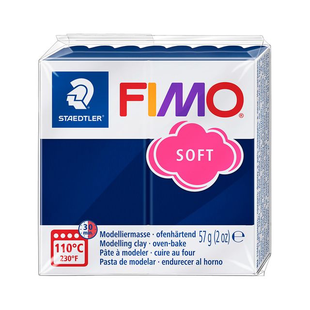 Fimo Staedtler - Boetseerklei Fimo soft 57 gram windsorblauw