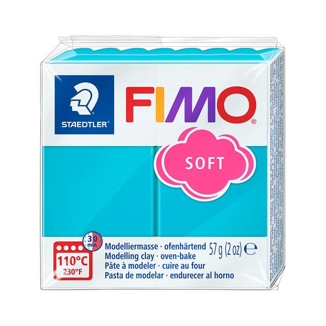 Fimo Staedtler - Pâte à modeler Fimo soft 57 grammes menthe poivrée