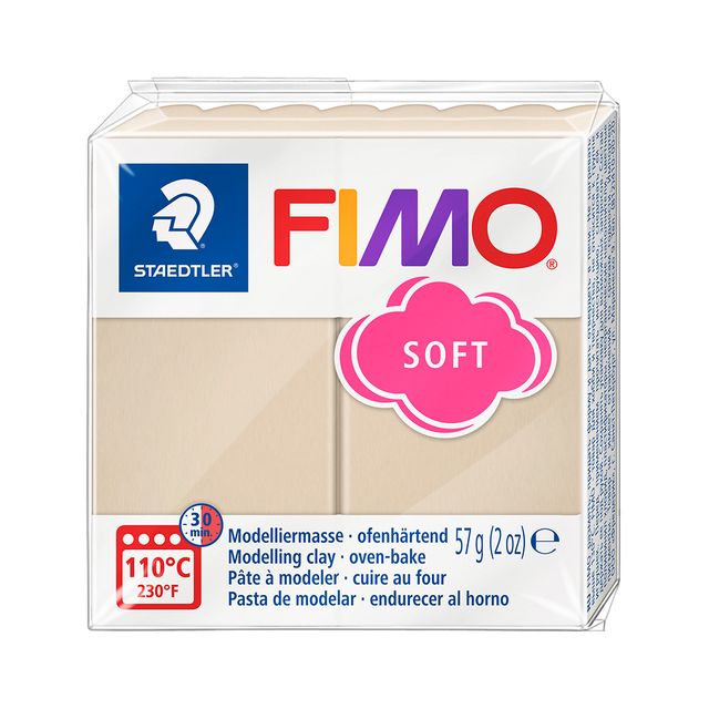Fimo Staedtler - Boetseerklei Fimo soft 57 gram sahara