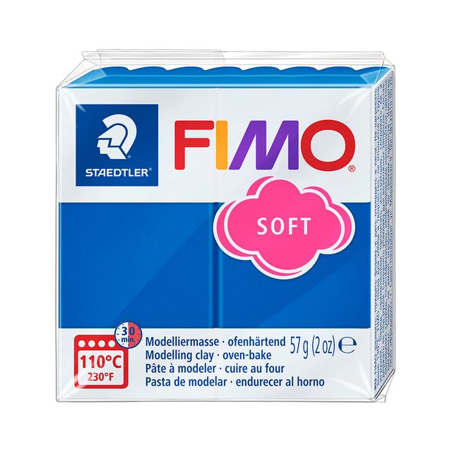 Fimo Staedtler - Boetseerklei Fimo soft 57 gram pacificblauw