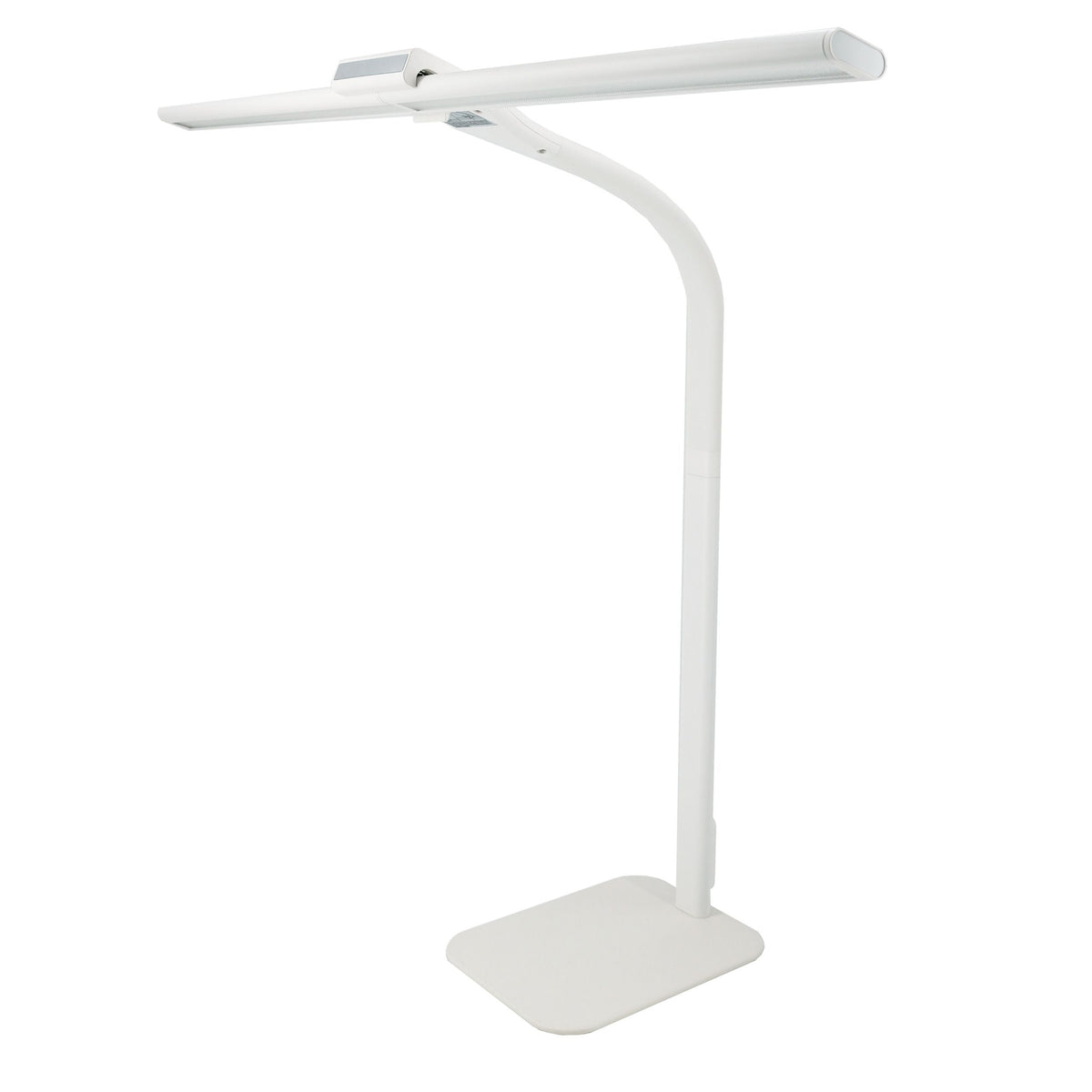 UNILUX - Lampe de bureau Strata socle LED blanc