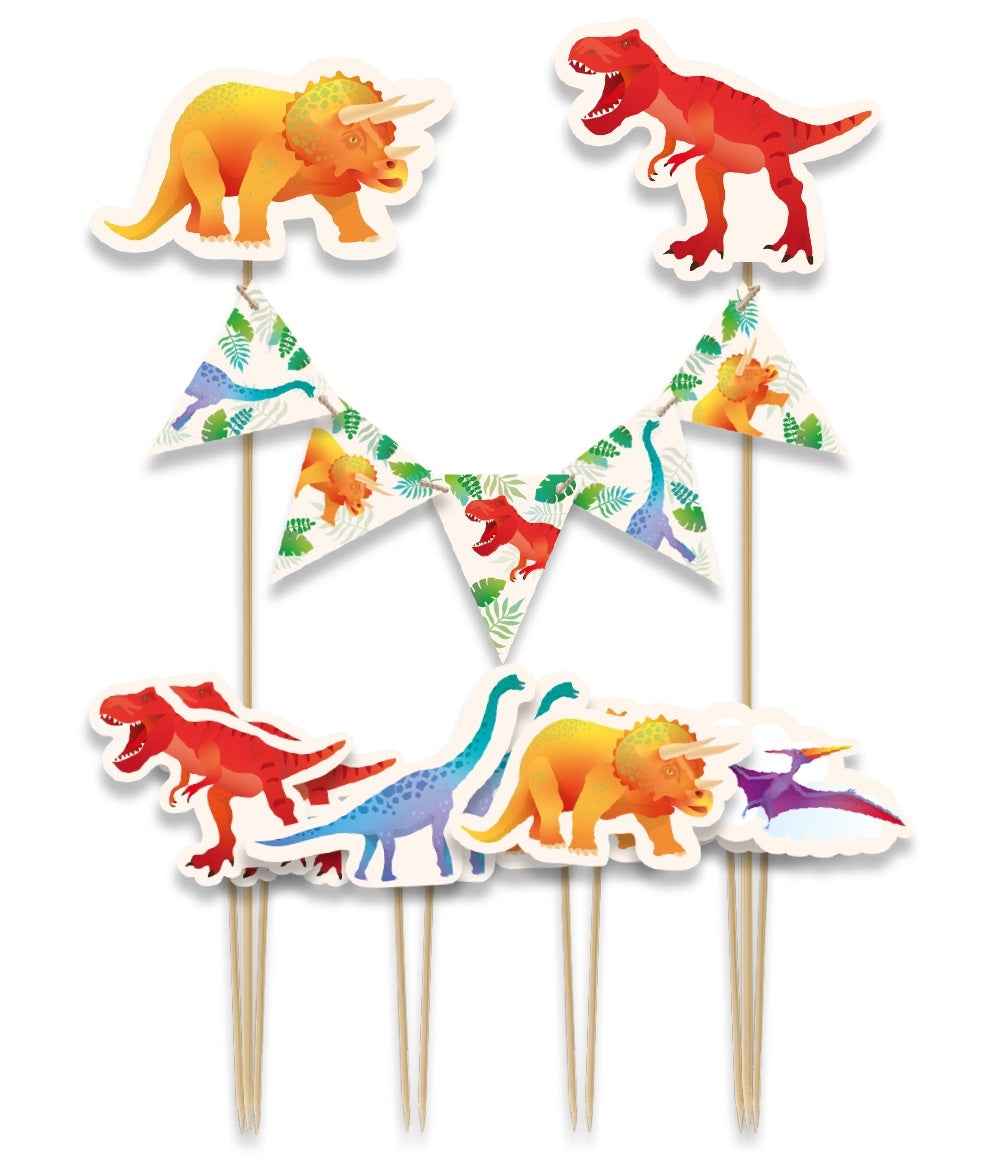 Bruna Office - Cake decorations dino | 6 stuks