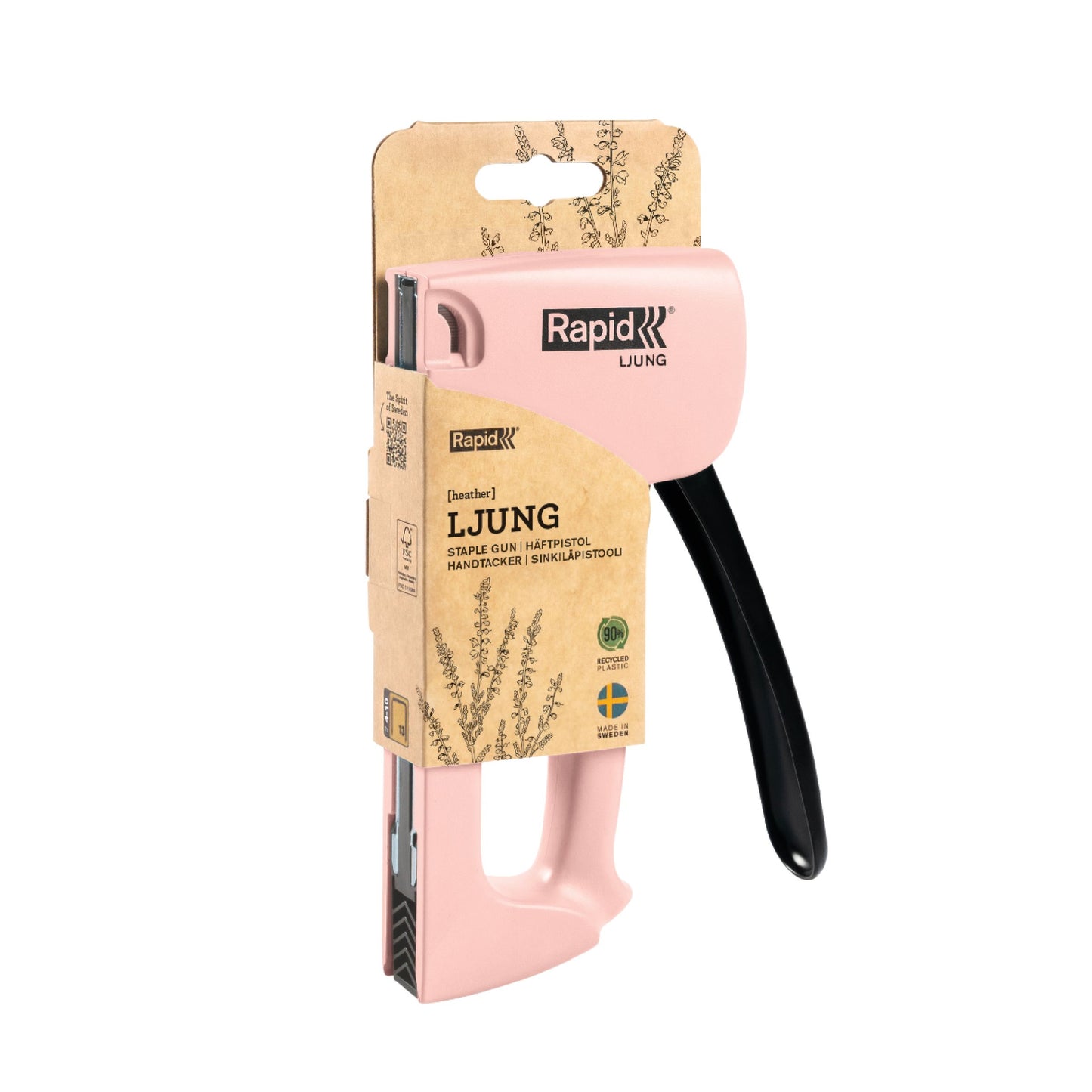 Rapid - Agrafeuse r13 ljung 13/4-10 rose | 3 pièces