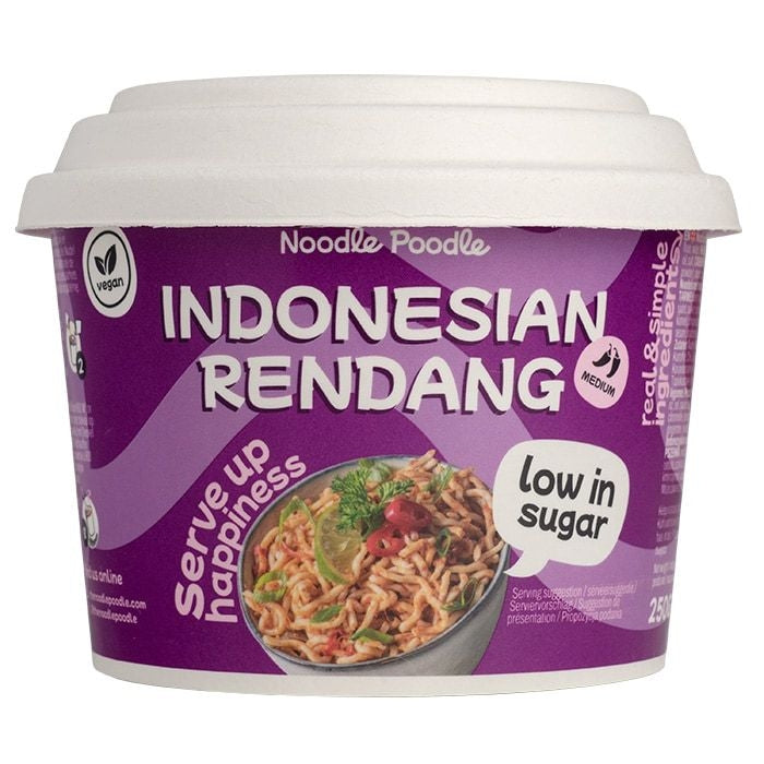 The Noodle Poodle - Noodles Indonesian rendang bak 250 gram