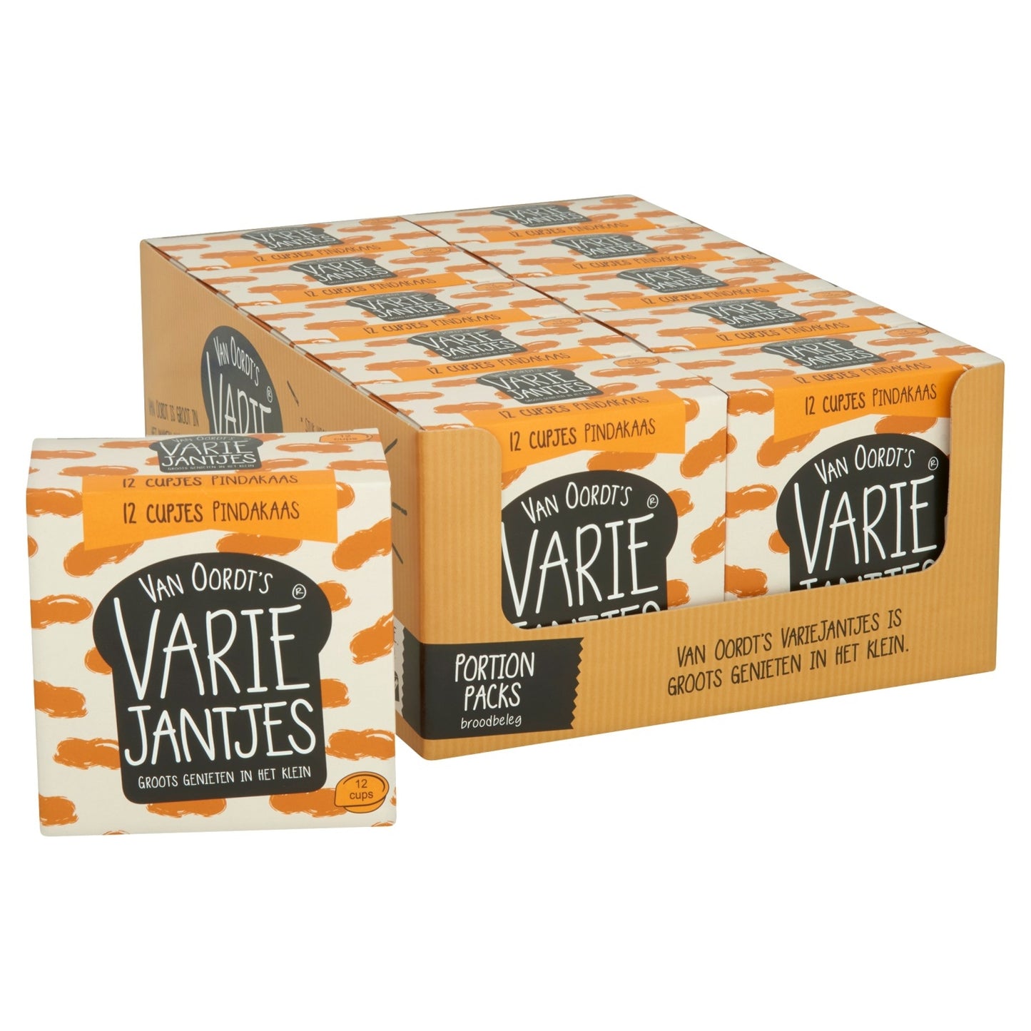 VarieJantjes - Beurre de cacahuète 12x15 grammes | 10 pièces