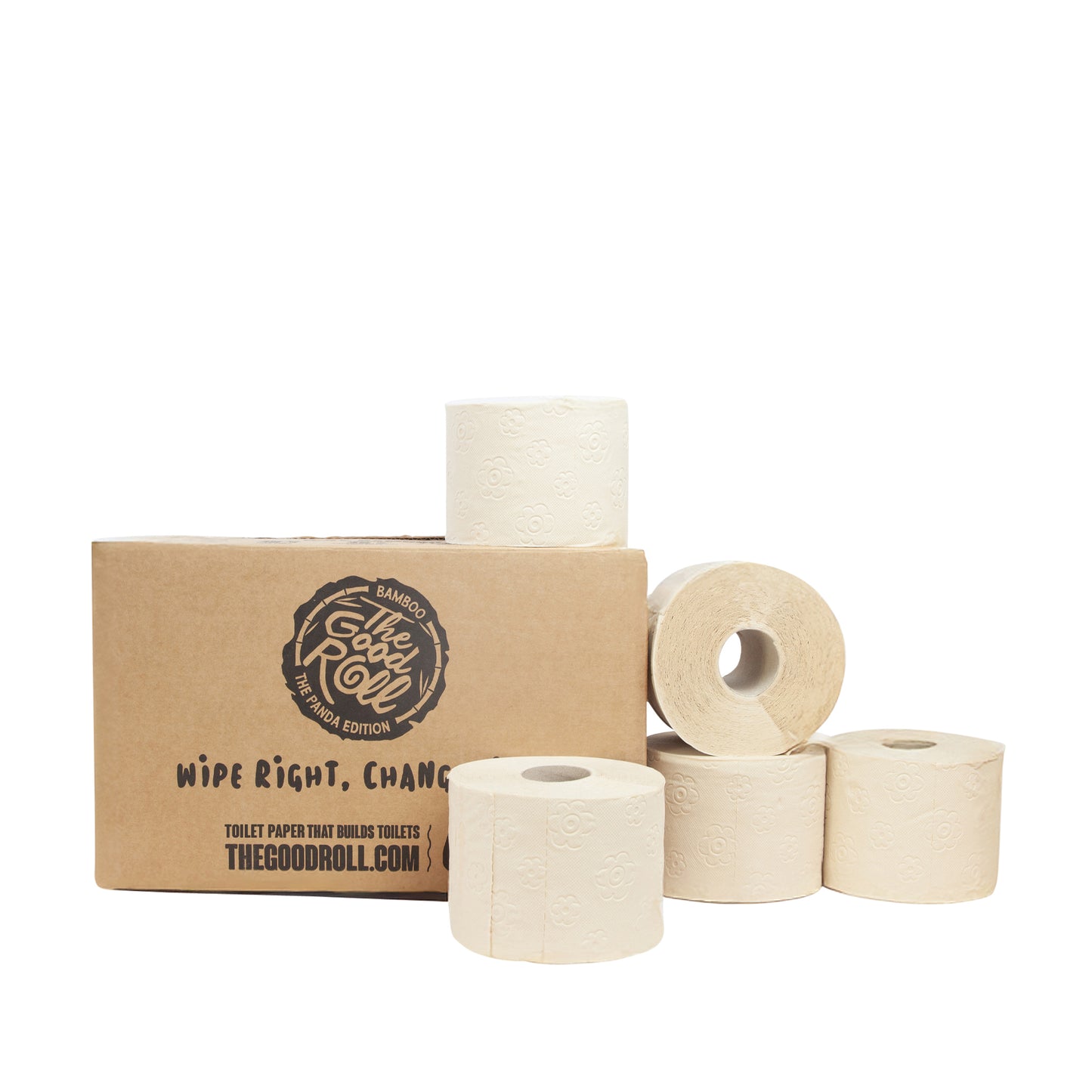 The Good Roll - Papier toilette tgr édition panda nu 3 couches 250 feuilles