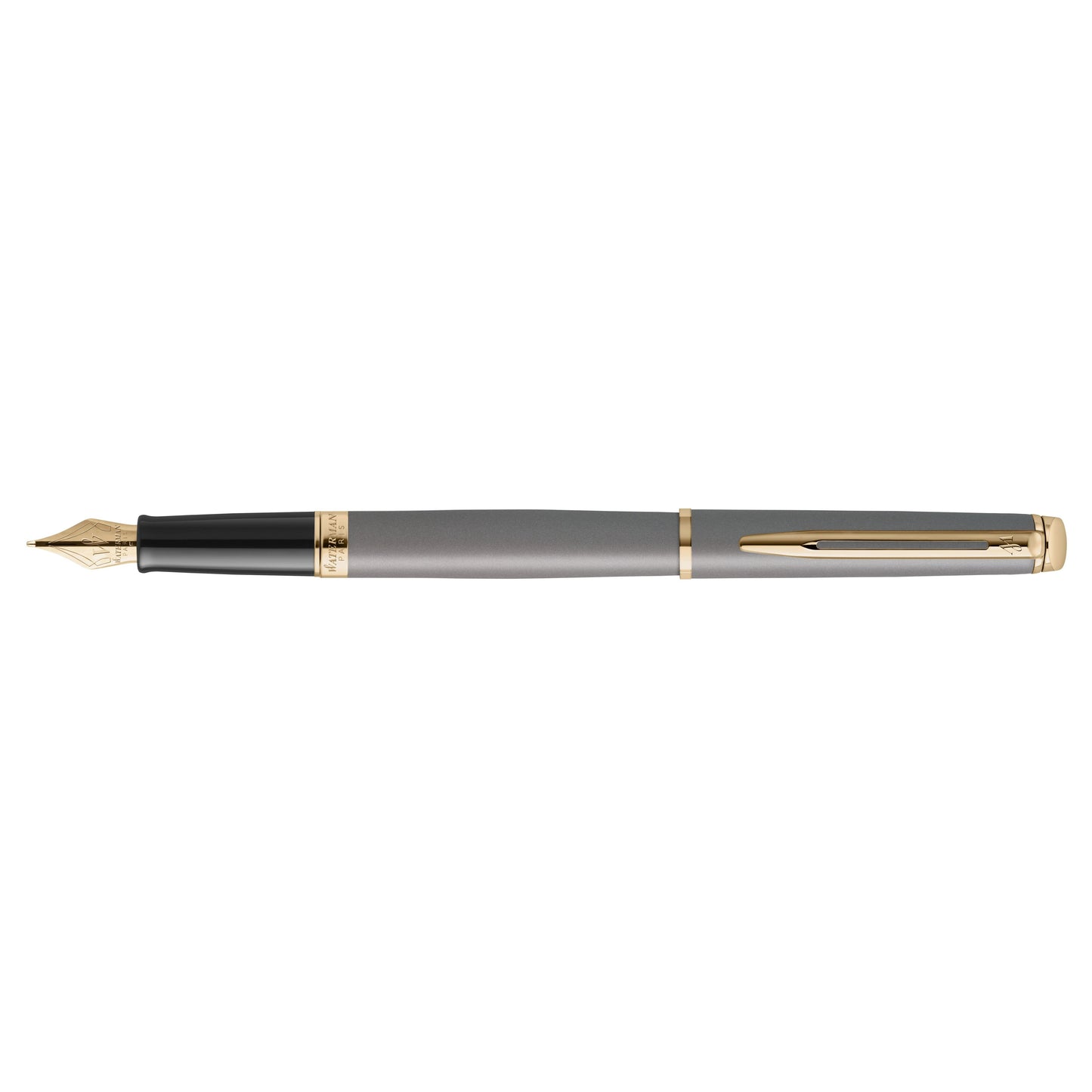 Waterman - Füllfederhalter Hemisp Fashion GT F Metallic-Grau
