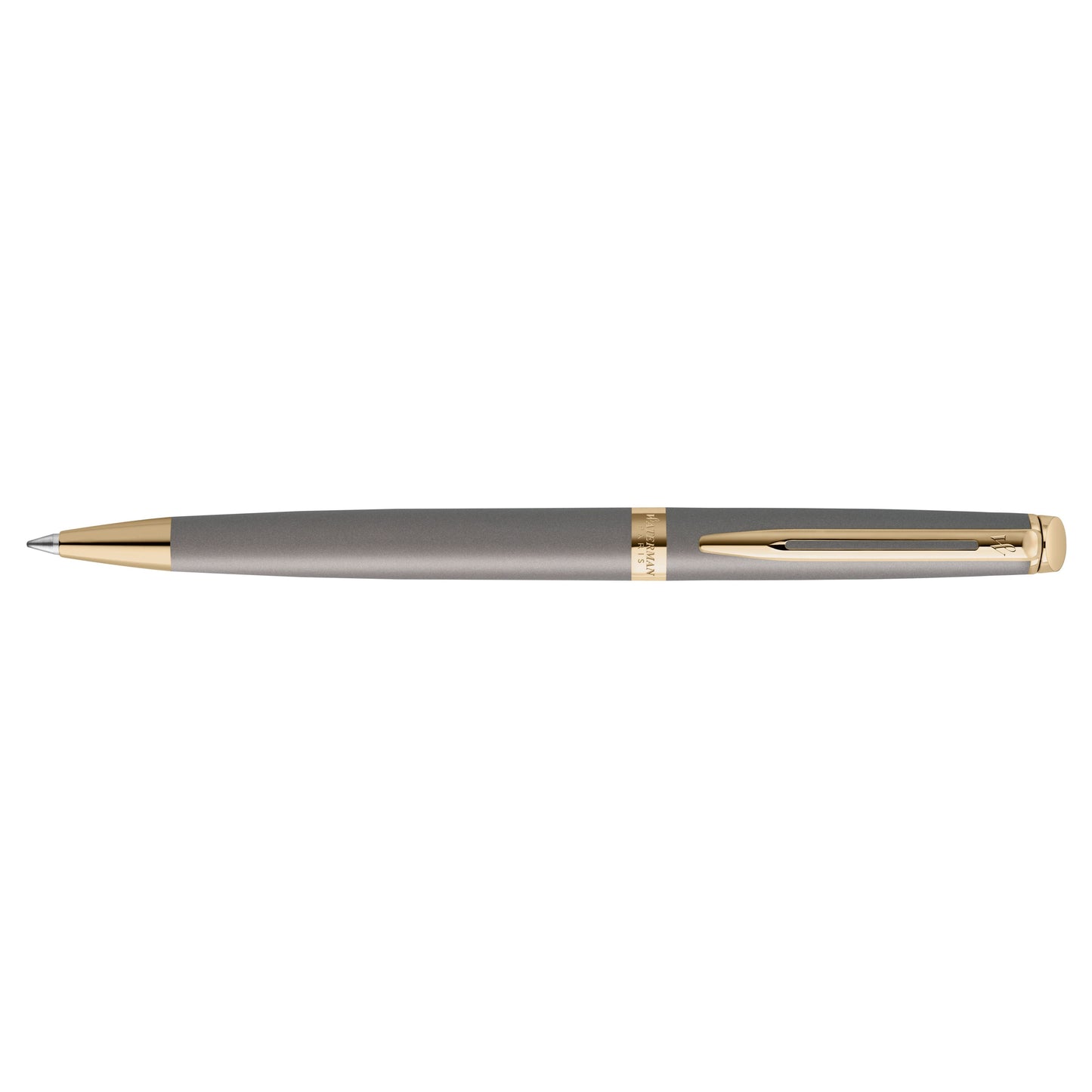Waterman - Stylo bille hemisp fashion gt m gris métallisé