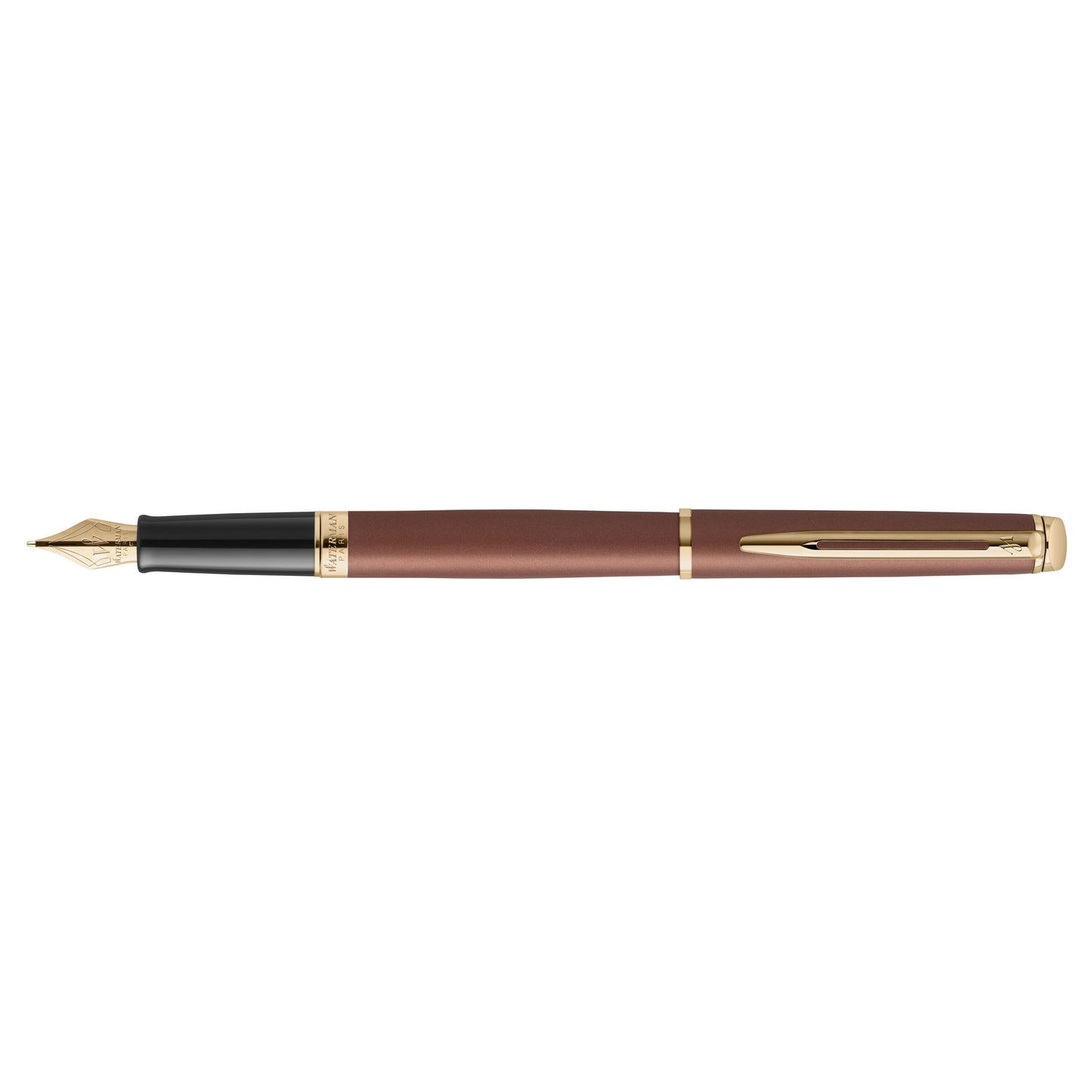 Waterman - Stylo plume hemisp fashion gt f cuivre métallisé
